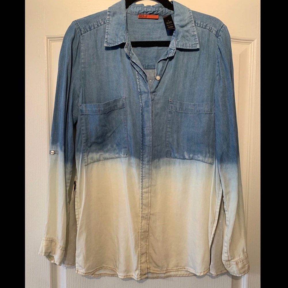 BKE ombré long sleeve top